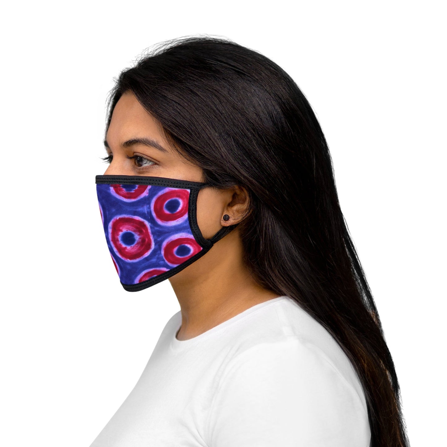 Phish Donuts Cotton Fabric Inside Face Mask