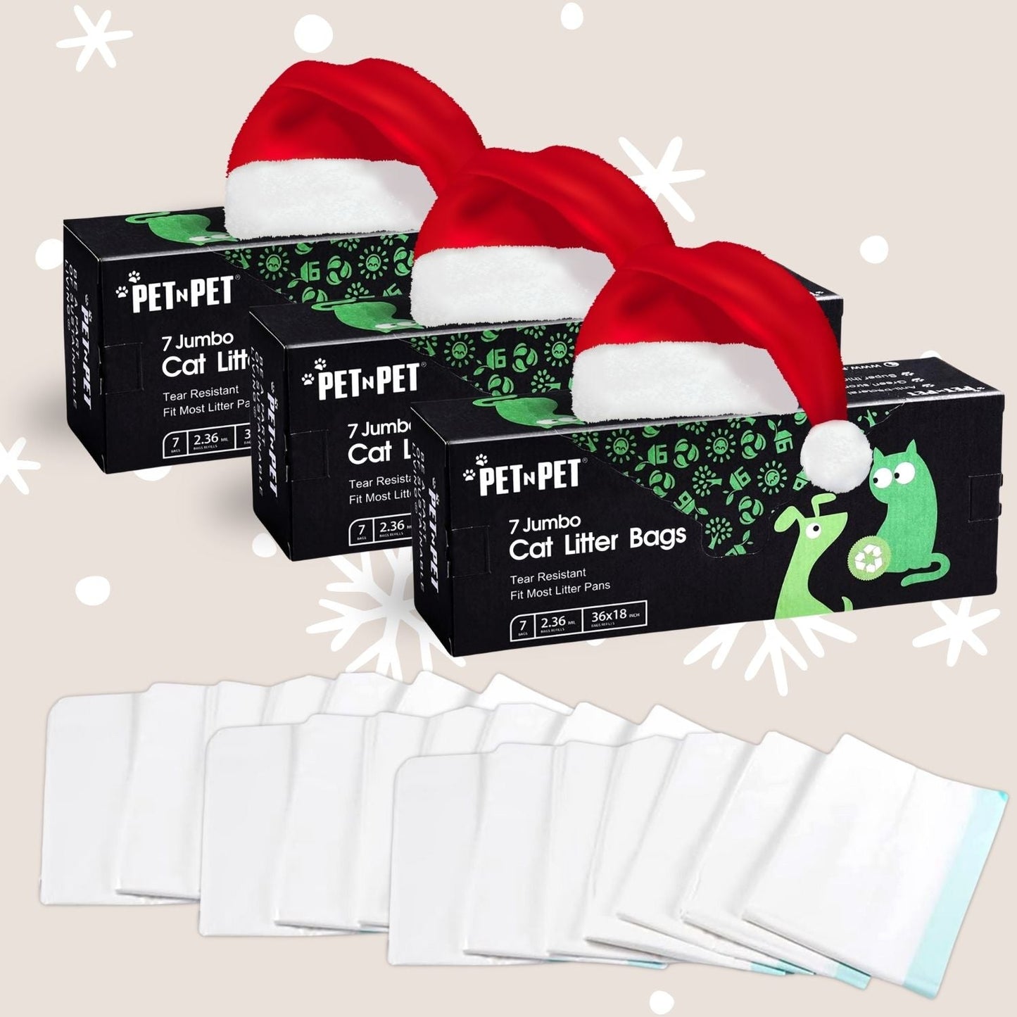 Jumbo Cat Litter Box Liners