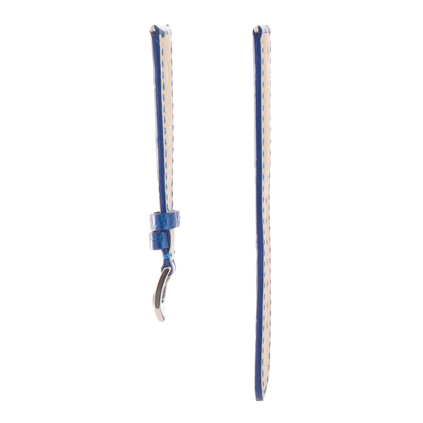 Matt Light Blue Alligator Watch Strap