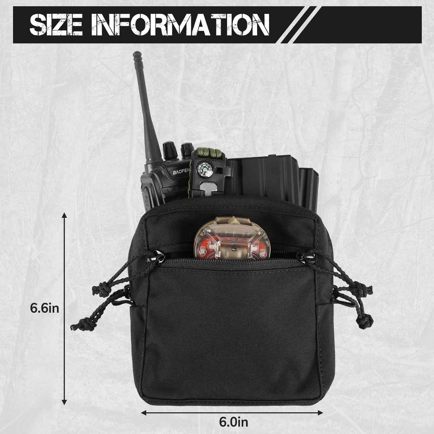 Votagoo GP Pouch MOLLE General Purpose Admin Pouches Small Utility EDC Pouch