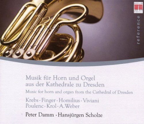 Krebs/Finger - Music for Horn & Organ Music CD
