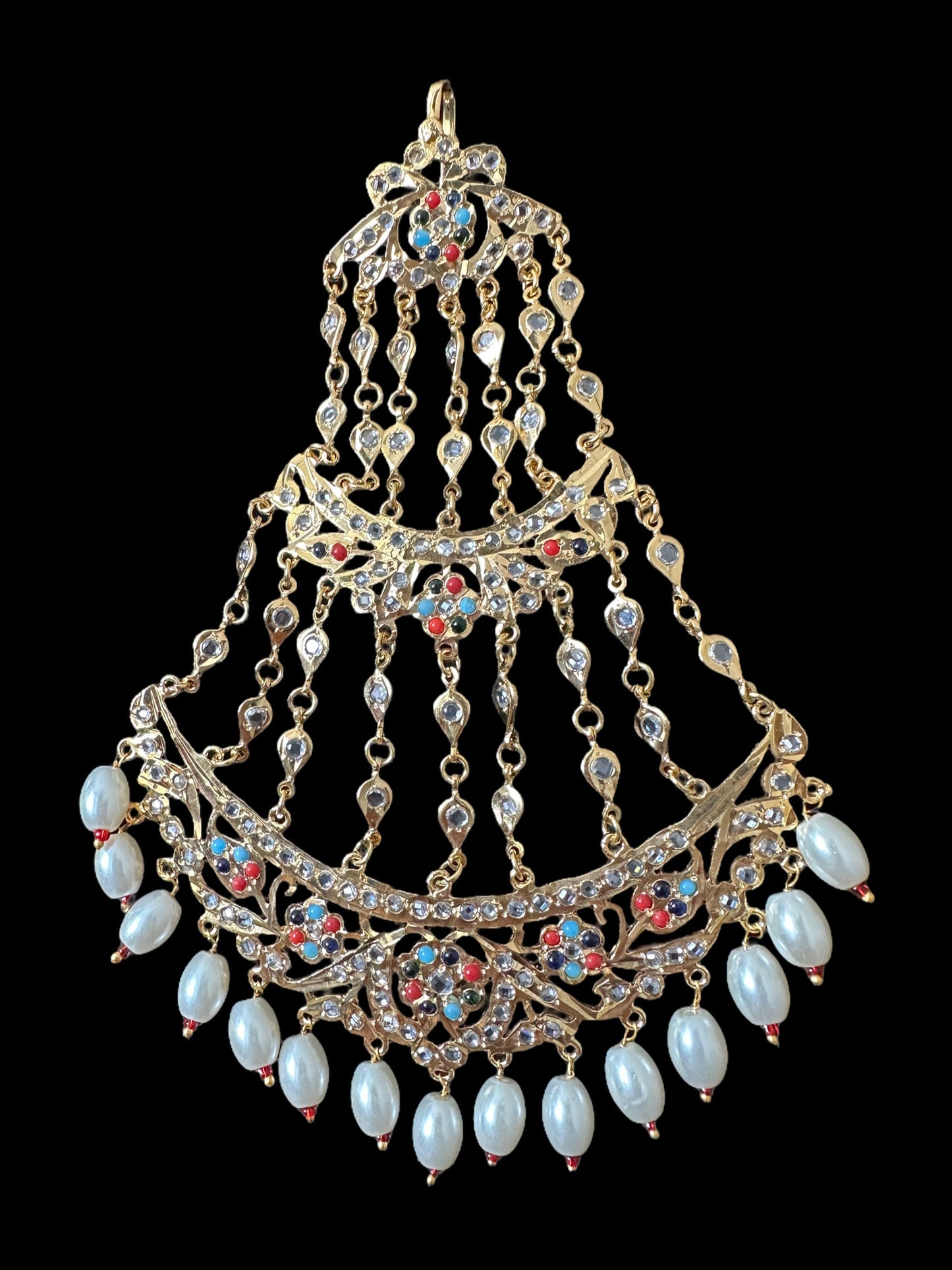 DJHR106 ANAITA Jhoomar in navratan ( READY TO SHIP )