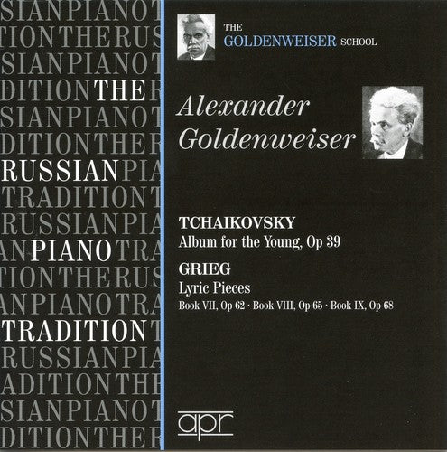 Alexander Goldenweiser - Russian Piano Tradition Music CD