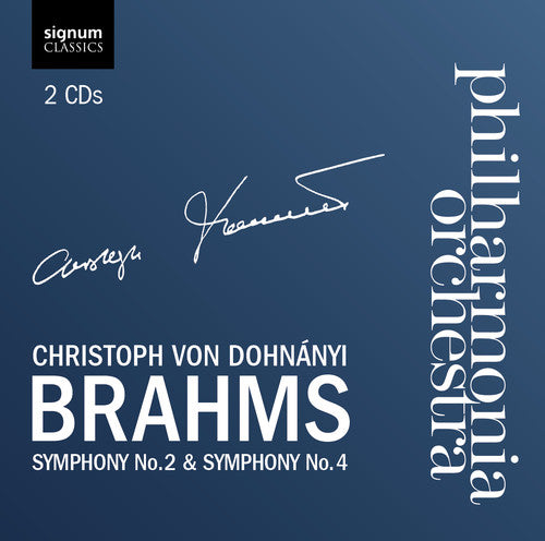 Brahms / Pao / Von Dohnanyi - Symphony No. 2 / Symphony No. 4 - Music CD