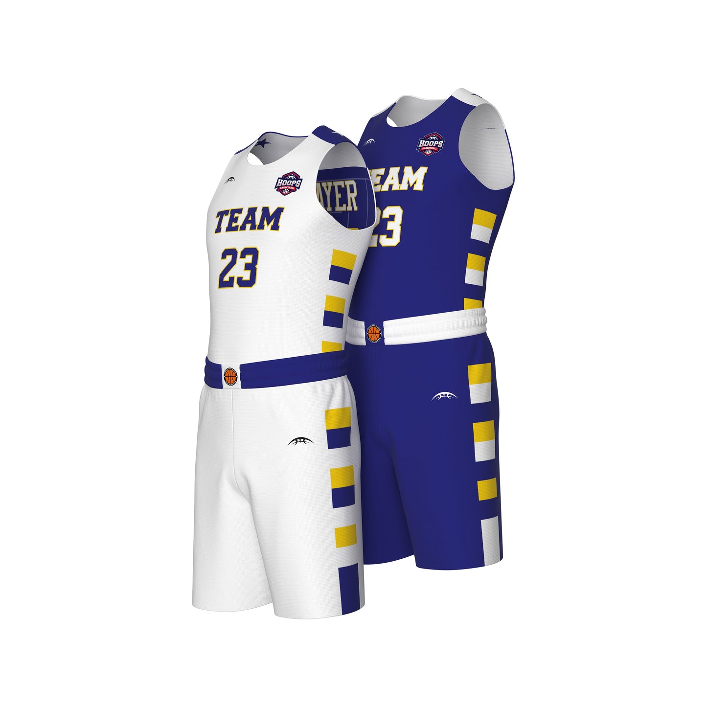 Custom All-Star Reversible Basketball Uniform - 145 Eagle