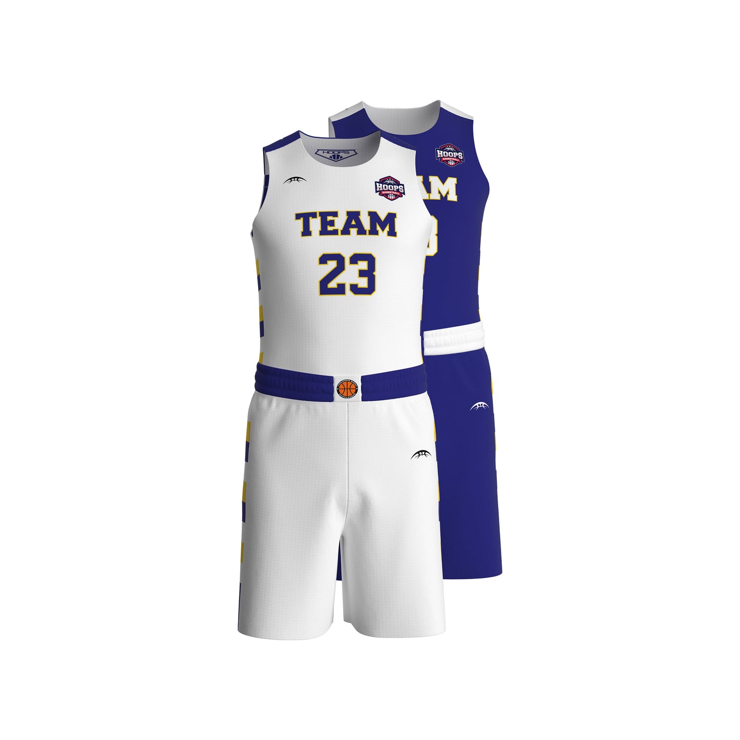 Custom All-Star Reversible Basketball Uniform - 145 Eagle