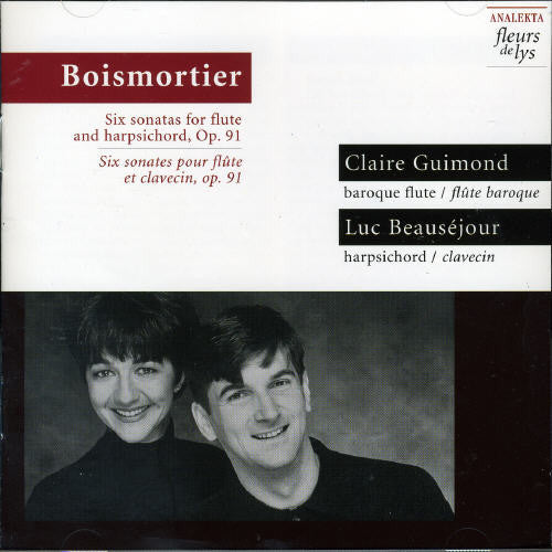 J.B. DE BOISMORTIER - Six Sonates Pour Flute Music CD