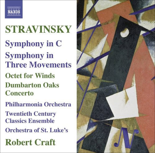Stravinsky / Twentieth Century Ens / Pao / Craft - Symphony In C / Symphony In Three Movements - Music CD