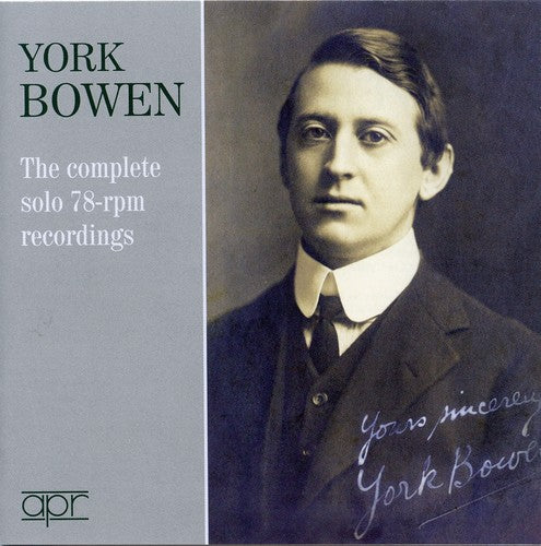 Bowen,york - Complete Solo 78-rpm Recordings - Music CD