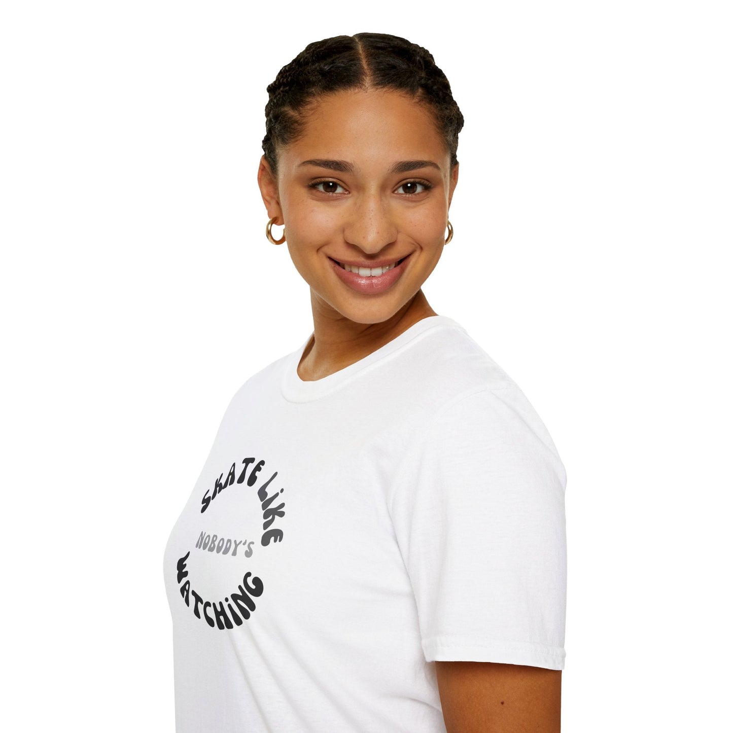Monotone Skate Like Nobody's Watching Unisex T-Shirt