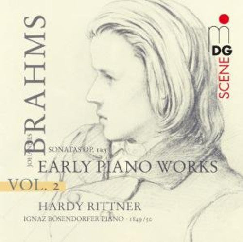 Brahms / Rittner - Early Piano Works 2: Sonatas Op 1 & 5 - Super Audio CD