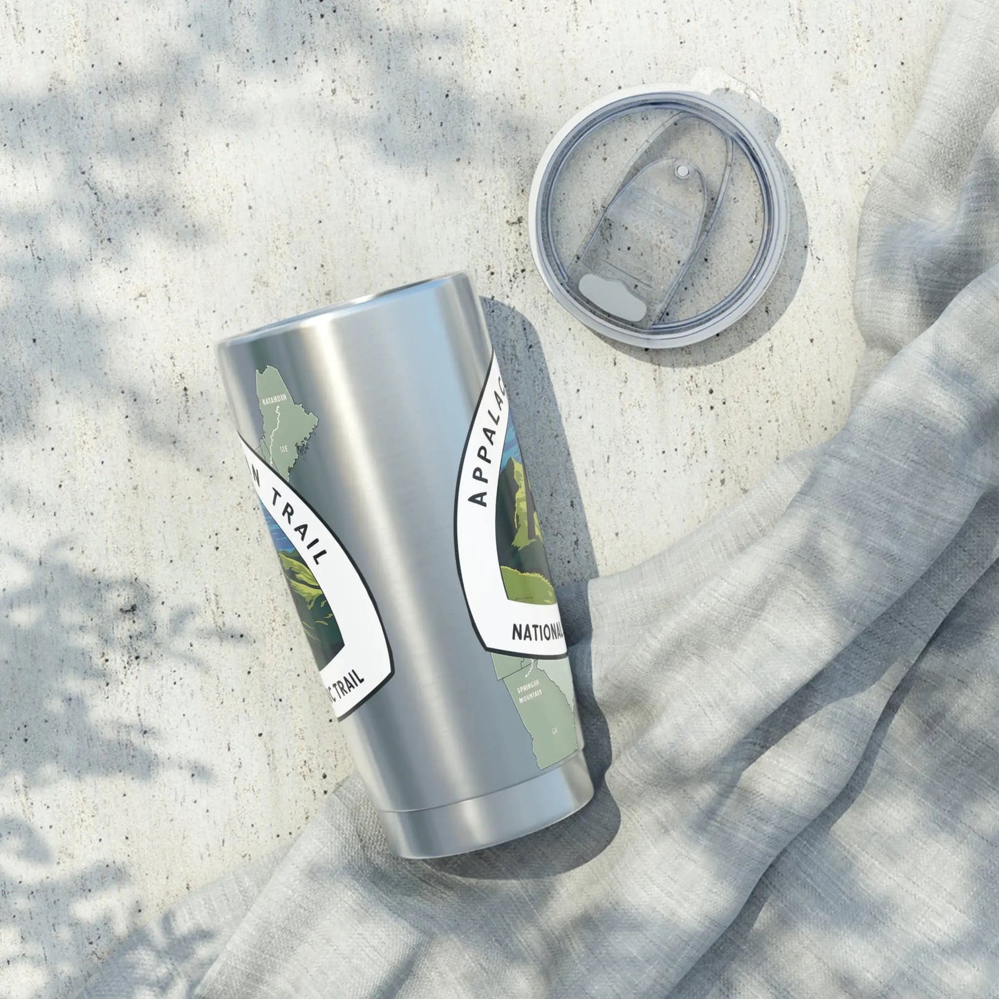 Appalachian Trail Insulated 20oz Tumbler Map Logo