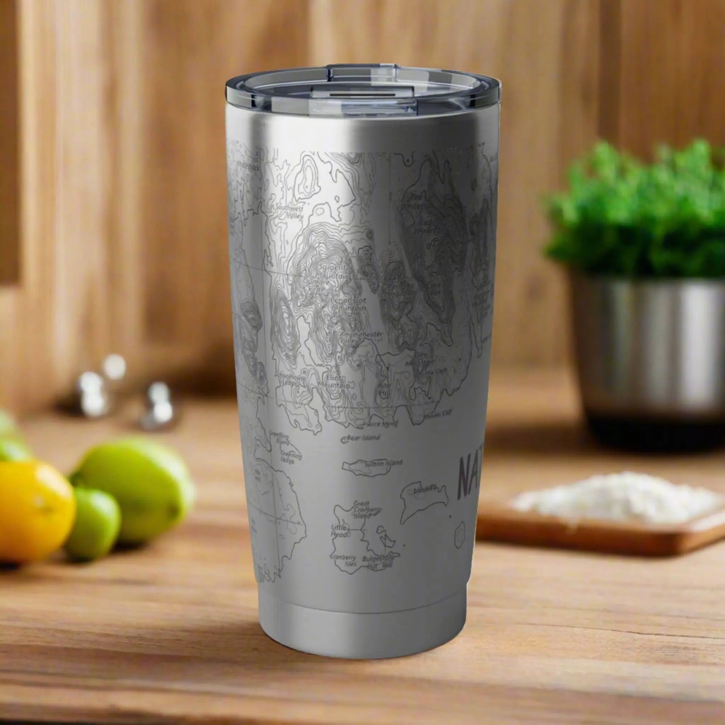Acadia National Park Topographic Tumbler 20oz