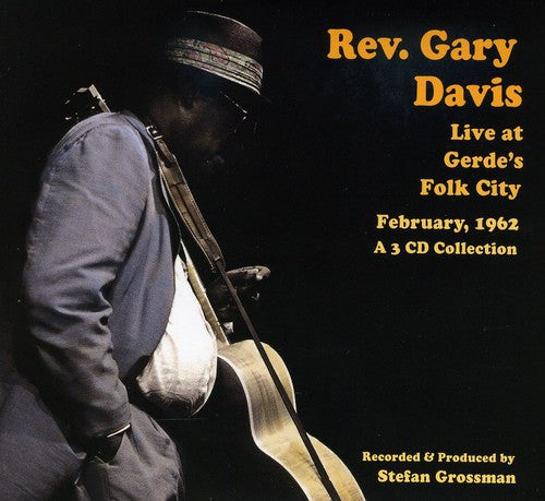 Davis,rev Gary - Live At Gerdes Folk City 1962 - Music CD