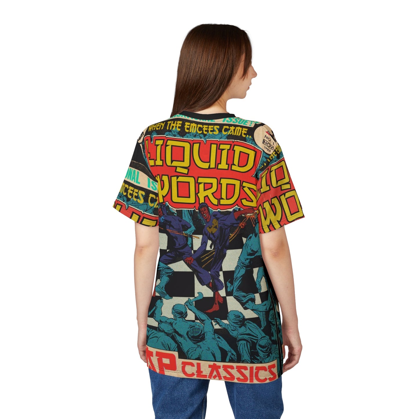 Liquid Swords - Unisex Cut & Sew Tee (AOP)