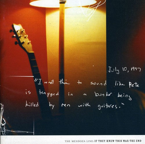 Mendoza Line - If They Knew This Was The End - Music CD