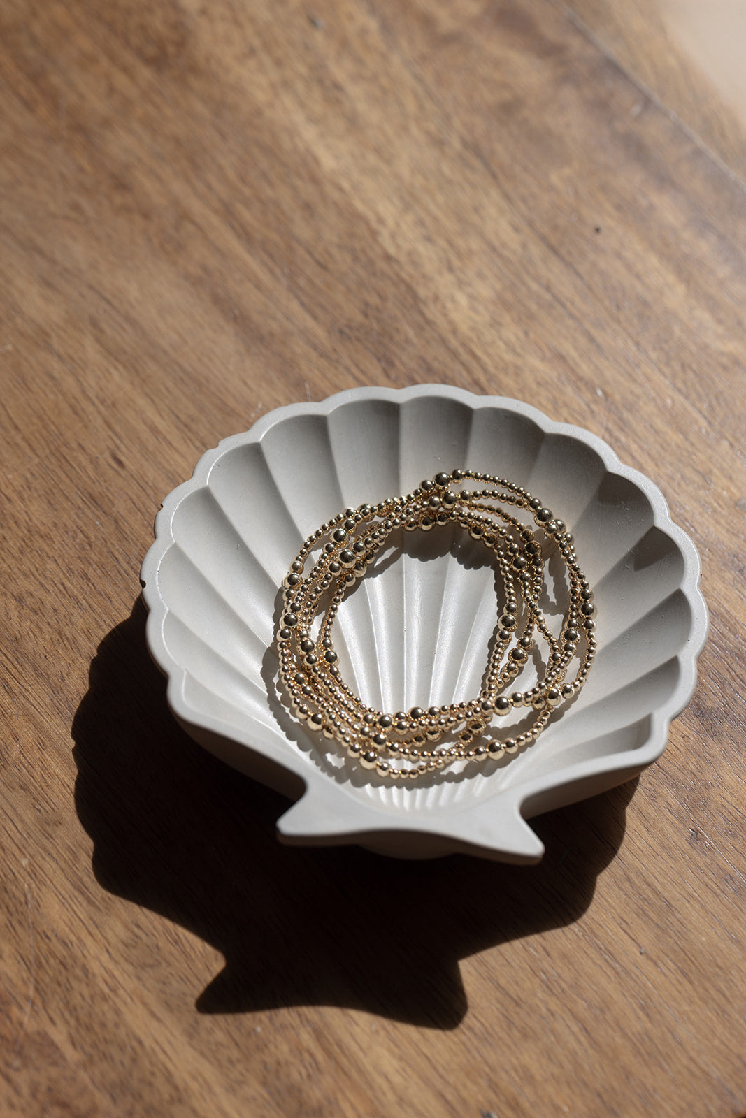 14K Gold-Filled Satellite Beaded Bracelet