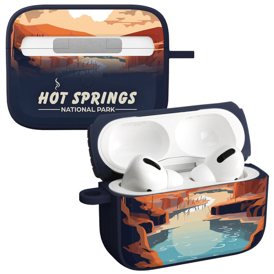 National Parks Hot Springs HDX Apple Airpods Pro 1 & 2 Case Cover