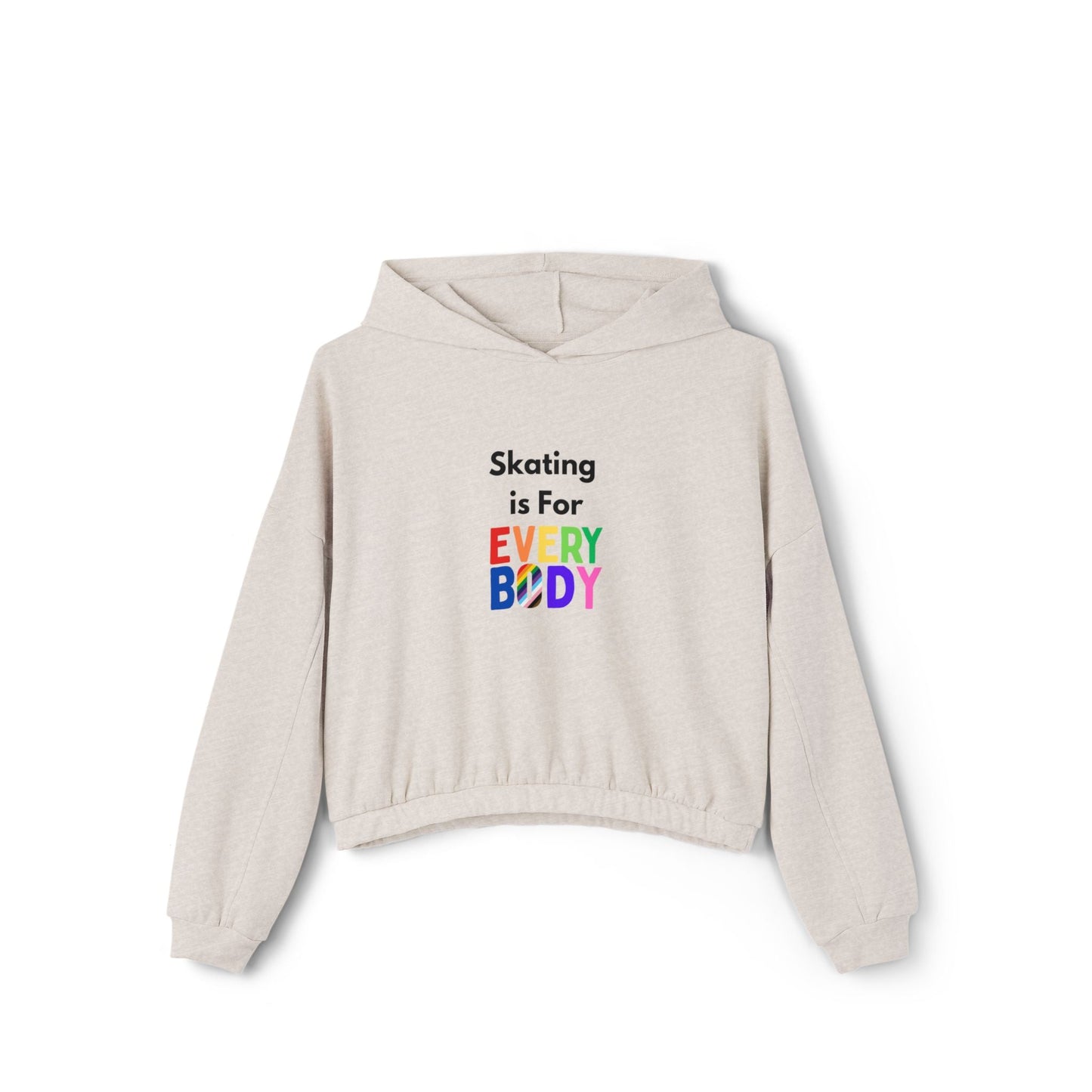 Women’s Cropped Skating is For Everybody Hoodie