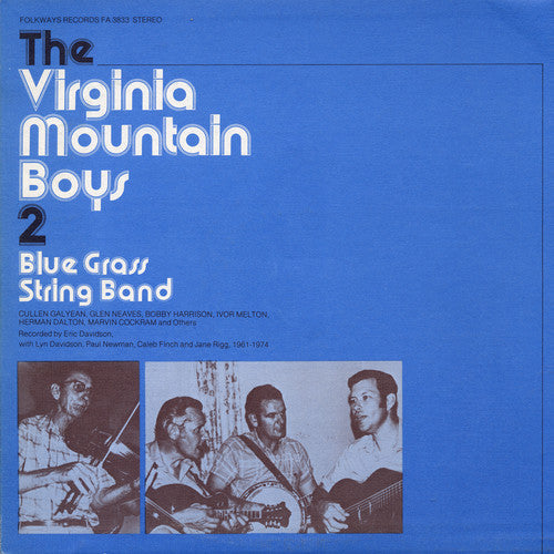 Virginia Mountain Boys - Virginia Mountain Boys 2: Bluegrass String Band - Music CD
