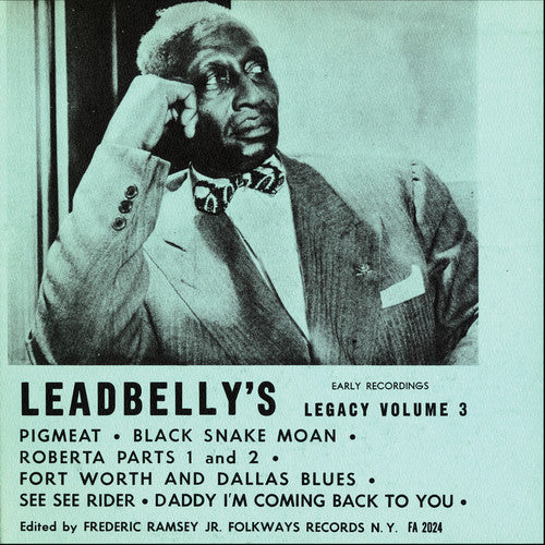 Lead Belly - Lead Belly's Legacy Vol. 3: Early Recordings - Music CD