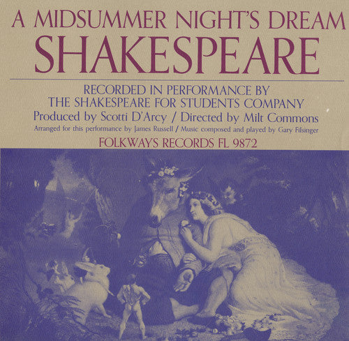 Shakespeare For Students Company - William Shakespeare: A Midsummer Night's Dream - Music CD