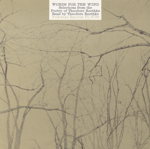 Roethke,theodore - Words For The Wind: Poems Of Theodore Roethke - Music CD