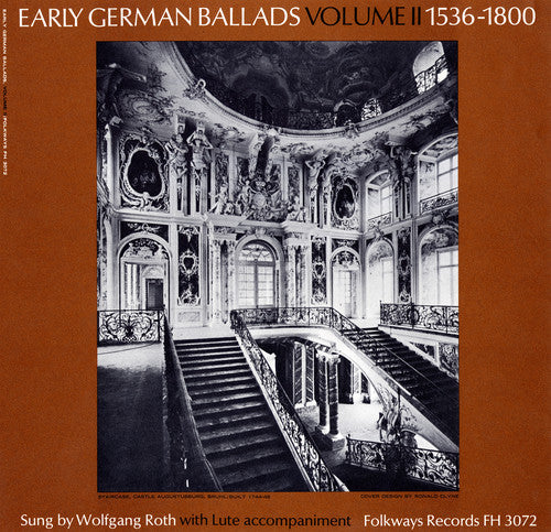 Roth,wolfgang - Early German Ballads 2: 1536-1800 - Music CD