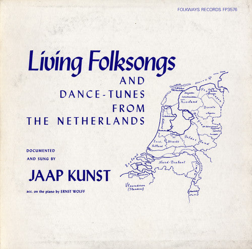 Kunst,jaap - Living Folksongs And Dance-tunes Netherlands - Music CD