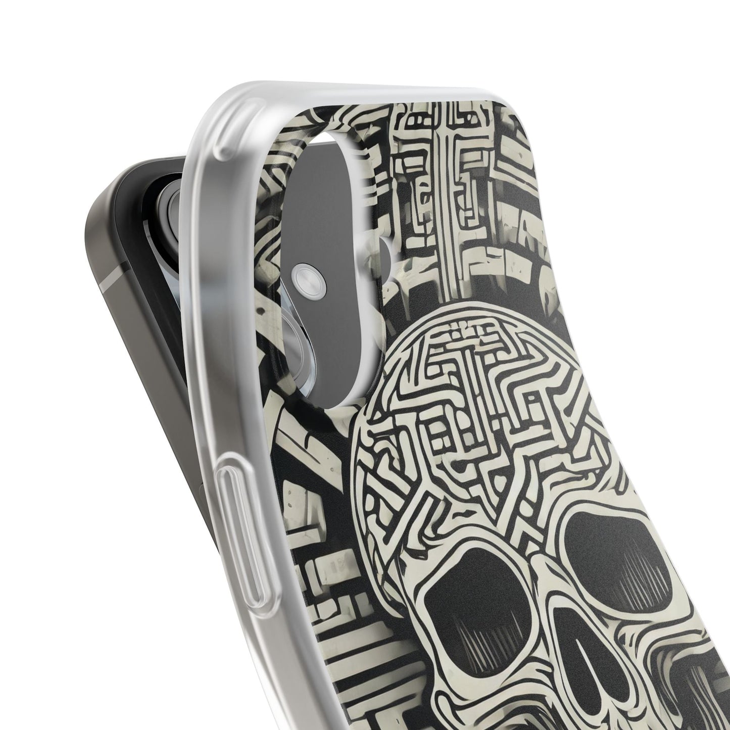 Gothic Skull Maze Flexi Case