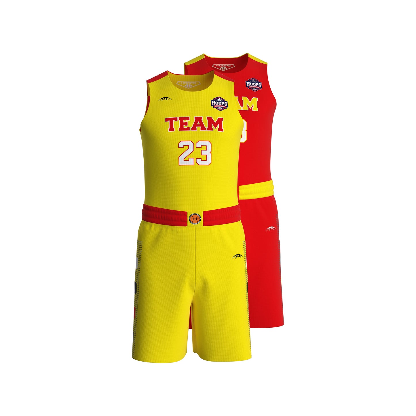 Custom All-Star Reversible Basketball Uniform - 151 Orange