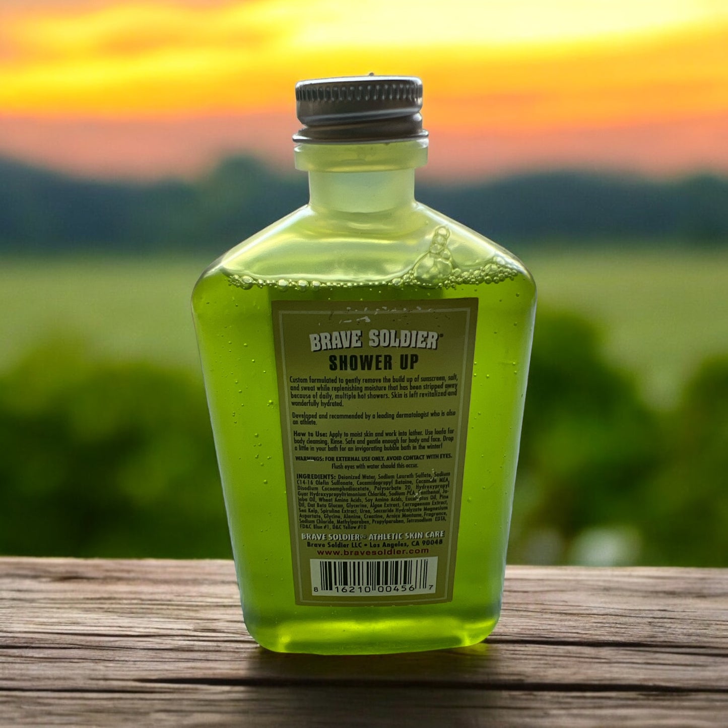 Brave Soldier - Shower Up - After Workout Body Cleansing Gel 8 fl. oz (236.5 ml)