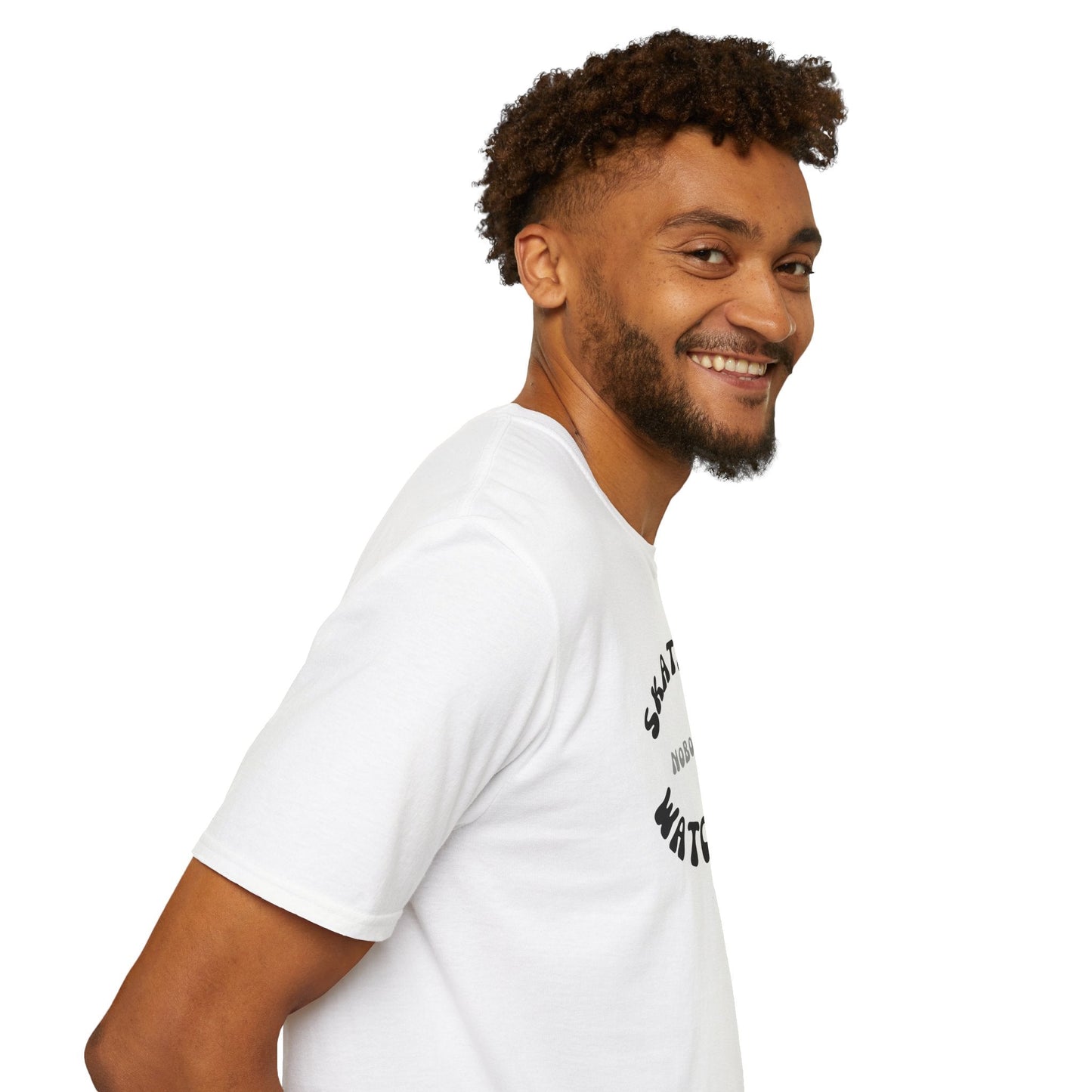 Monotone Skate Like Nobody's Watching Unisex T-Shirt