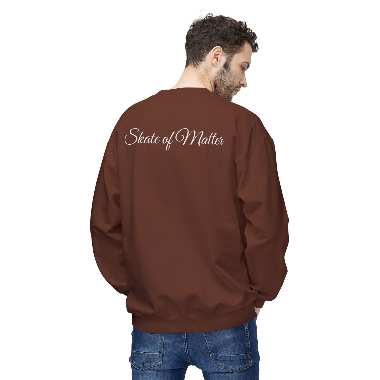 Skate Addict Unisex Fleece Crewneck Sweatshirt