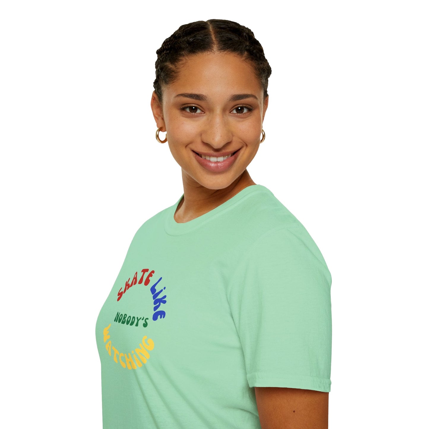 Primary Skate Like Nobody's Watching Unisex T-Shirt