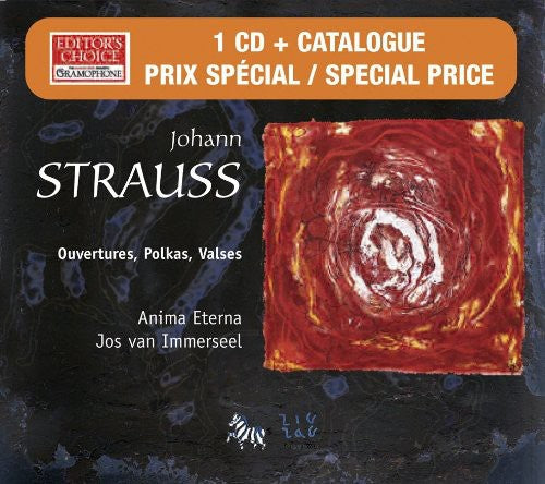 Strauss / Van Immerseel / Anima Eterna - Overtures / Polkas / Valses - Music CD