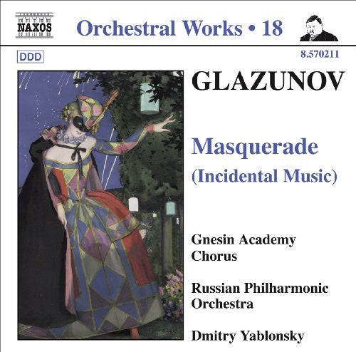Glazunov / Russian Po / Yablonsky - Orchestral Works 18 (masquerade) - Music CD