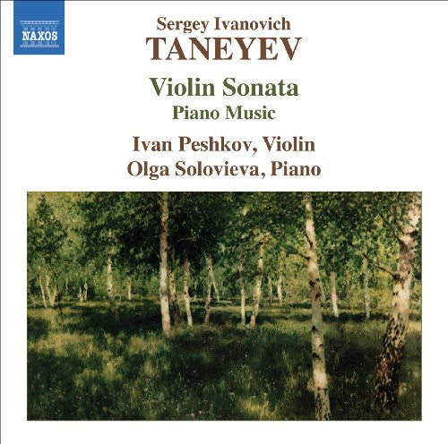 Taneyev / Peshkov / Solovieva / Peshkov - Violin Sonata / Piano Music - Music CD