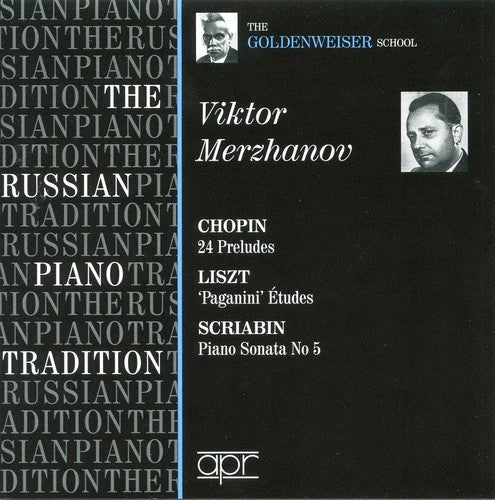 Merzhanov,victor - Russian Piano Tradition: Goldenweiser School - Music CD