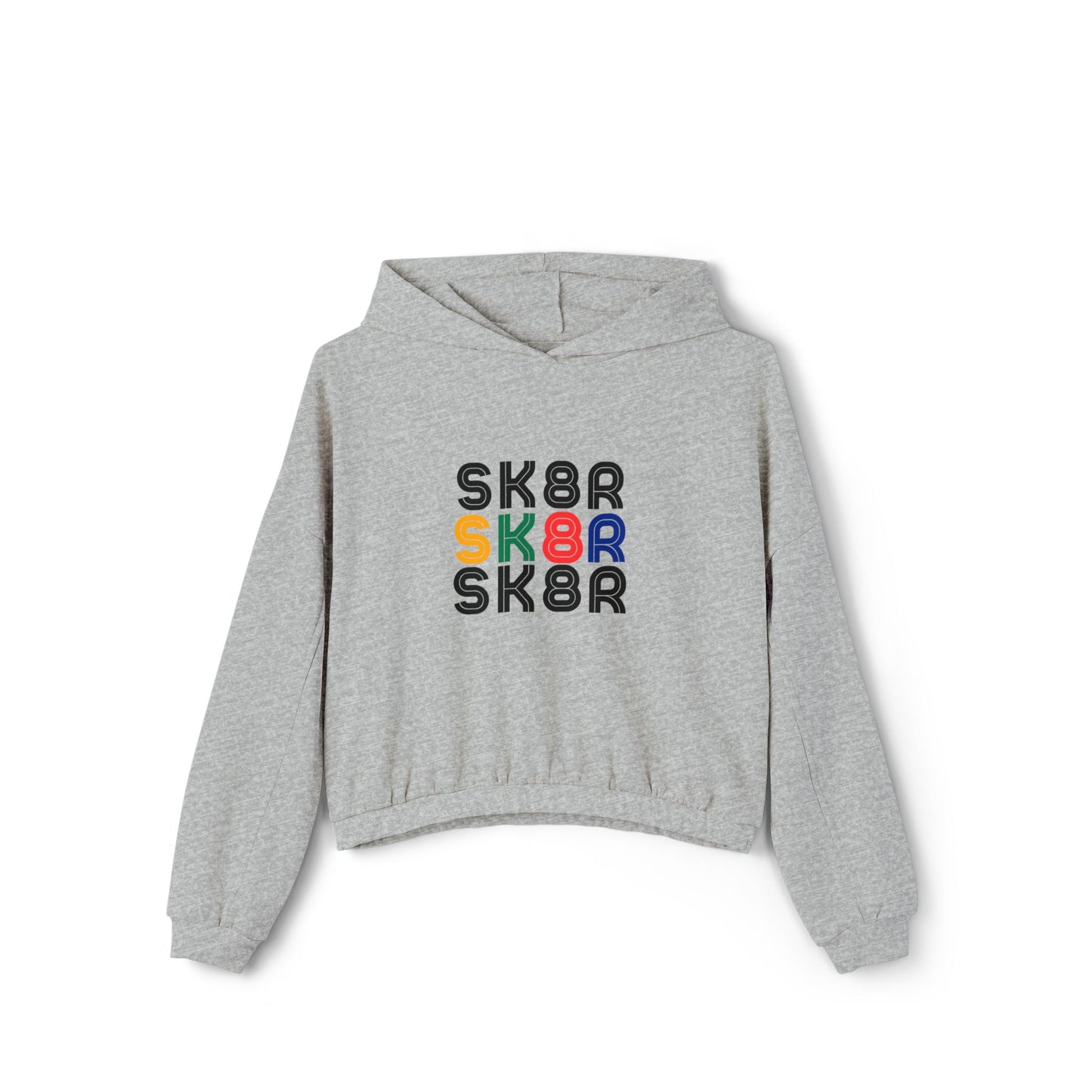 Women’s Cropped Retro Skater Hoodie