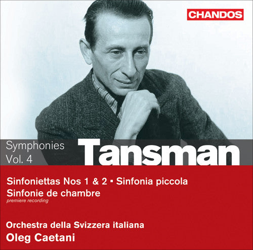 Tansman / Orch Della Svizzera Italiana / Caetani - Symphonic Chamber Works 4 - Music CD
