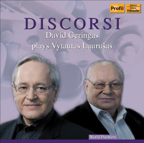 R. Rachmaninov - Laurusas, V. : Discorsi: David Geringas Plays Music CD