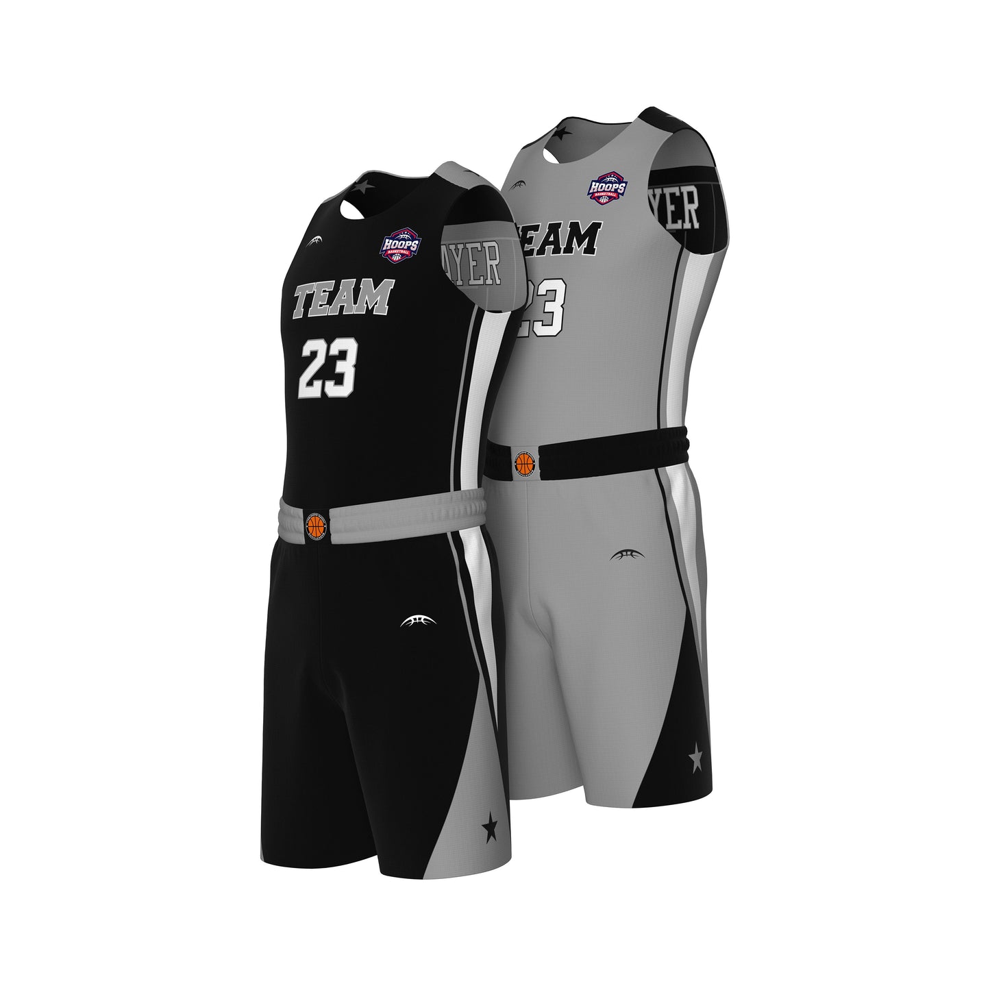 Custom All-Star Reversible Basketball Uniform - 158 Demon