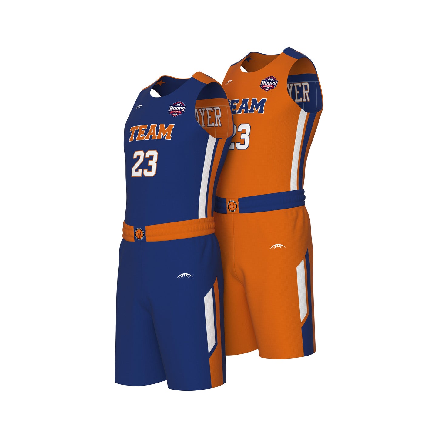 Custom All-Star Reversible Basketball Uniform - 159 Falcon