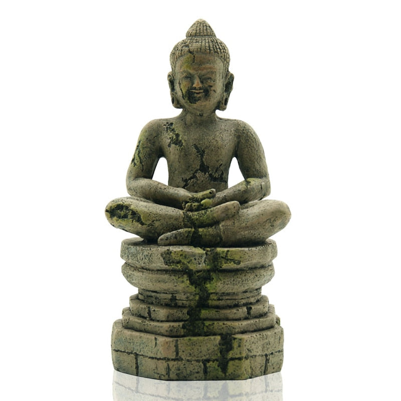 Weathered Sakyamuni Buddha Terrarium & Aquarium Ornament