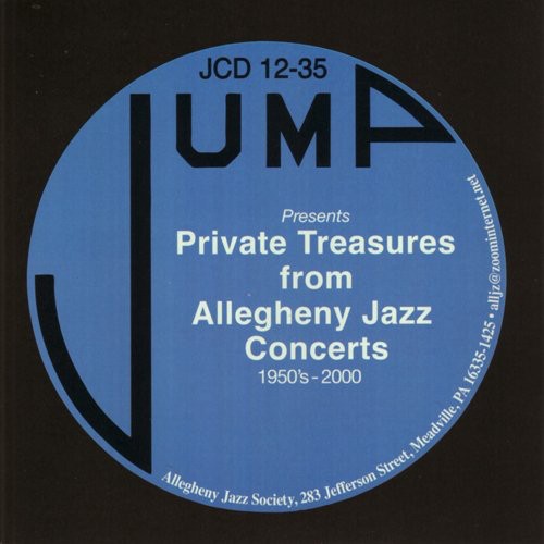 Private Treasures From Allegheny Jazz / Various - Private Treasures From Allegheny Jazz / Various - Music CD