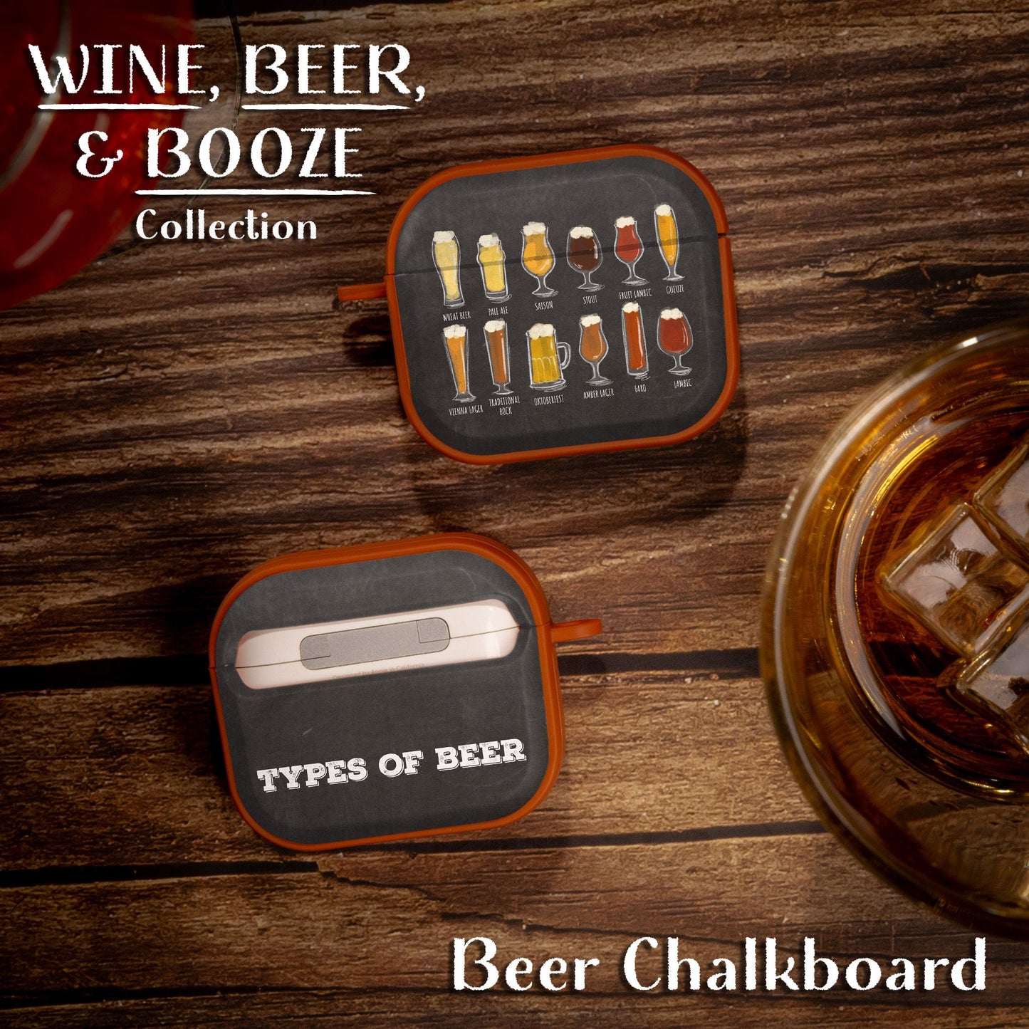 Wine, Beer, & Booze HDX Apple AirPods Gen 3 Case Cover