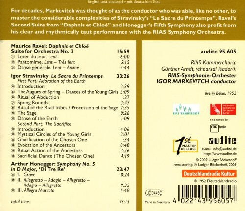 Ravel / Rias-symphonie Orchester / Markevitch - Igor Markevitch 2 - Music CD