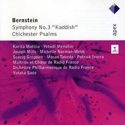 Bernstein / Mattila / Gregoire / Oprf / Sado - Symphony 3: Kaddish / Chichester Psalms - Music CD