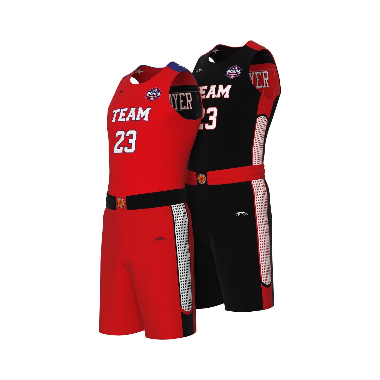 Custom All-Star Reversible Basketball Uniform - 162 Spokane